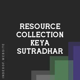 Resource Collection Keya Sutradhar | Indexof