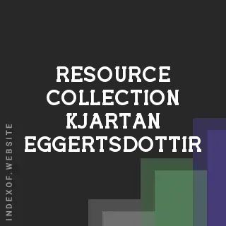 Resource Collection Kjartan Eggertsdottir | Indexof