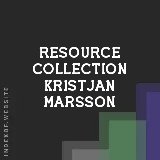 Resource Collection Kristjan Marsson | Indexof
