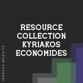 Resource Collection Kyriakos Economides | Indexof