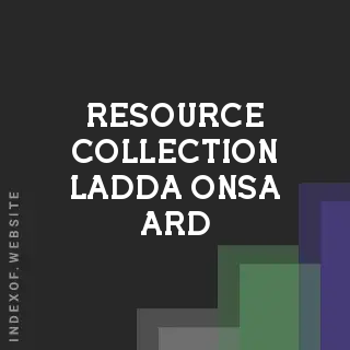 Resource Collection Ladda Onsa-ard | Indexof