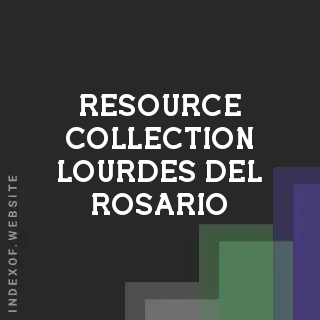 Resource Collection Lourdes Del Rosario | Indexof