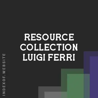 Resource Collection Luigi Ferri | Indexof