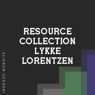 Resource Collection Lykke Lorentzen | Indexof
