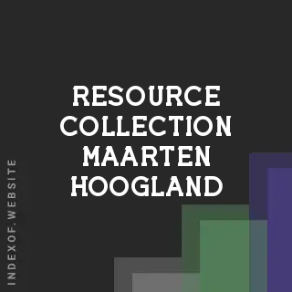 Resource Collection Maarten Hoogland | Indexof