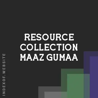 Resource Collection Maaz Gumaa | Indexof