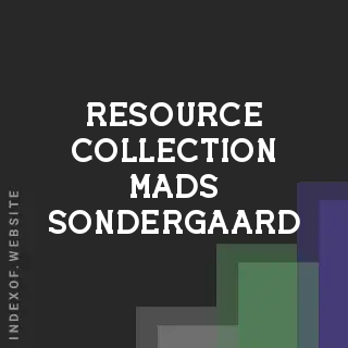 Resource Collection Mads Sondergaard | Indexof