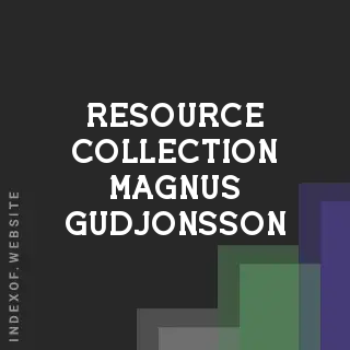 Resource Collection Magnus Gudjonsson | Indexof
