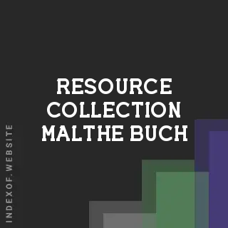 Resource Collection Malthe Buch | Indexof