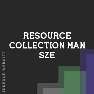 Resource Collection Man Sze | Indexof