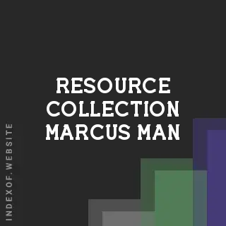 Resource Collection Marcus Man | Indexof