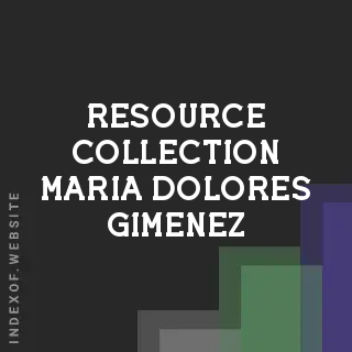 Resource Collection Maria Dolores Gimenez | Indexof