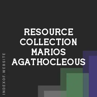 Resource Collection Marios Agathocleous | Indexof