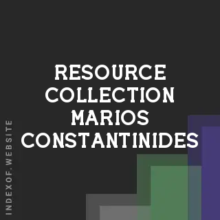 Resource Collection Marios Constantinides | Indexof