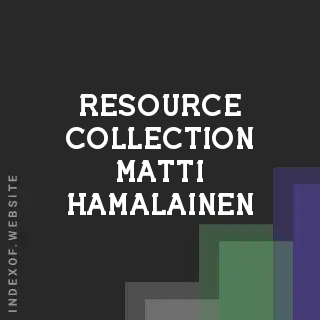 Resource Collection Matti Hamalainen | Indexof