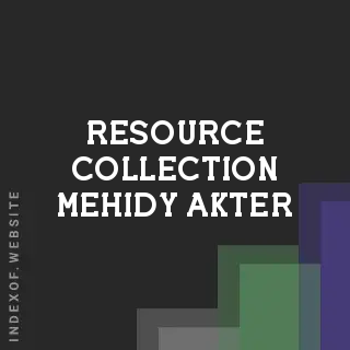 Resource Collection Mehidy Akter | Indexof