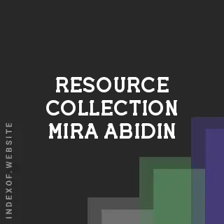 Resource Collection Mira Abidin | Indexof