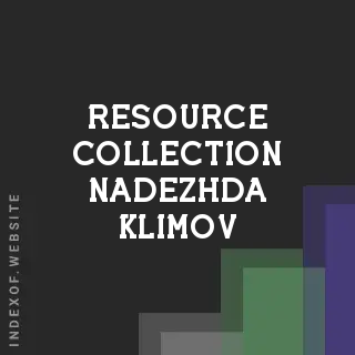 Resource Collection Nadezhda Klimov | Indexof