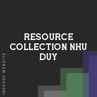Resource Collection Nhu Duy | Indexof