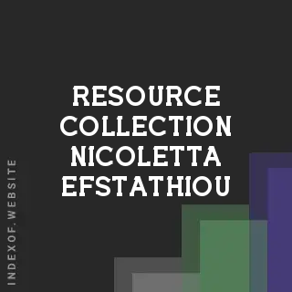 Resource Collection Nicoletta Efstathiou | Indexof