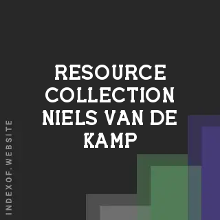 Resource Collection Niels van de Kamp | Indexof