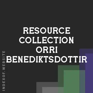 Resource Collection Orri Benediktsdottir | Indexof