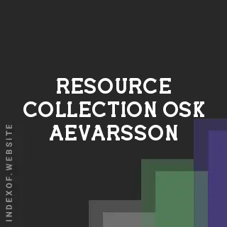 Resource Collection Osk Aevarsson | Indexof