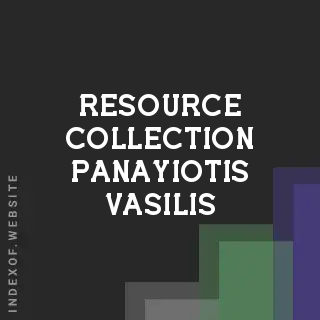 Resource Collection Panayiotis Vasilis | Indexof