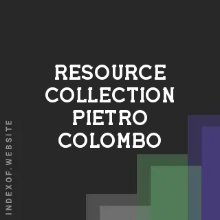 Resource Collection Pietro Colombo | Indexof