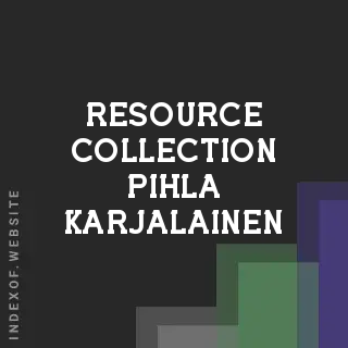 Resource Collection Pihla Karjalainen | Indexof