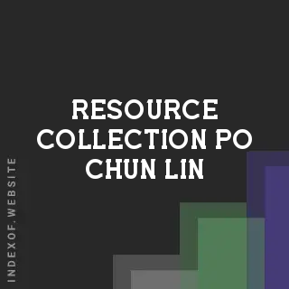 Resource Collection Po-chun Lin | Indexof