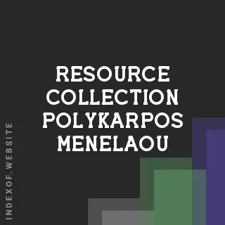 Resource Collection Polykarpos Menelaou | Indexof