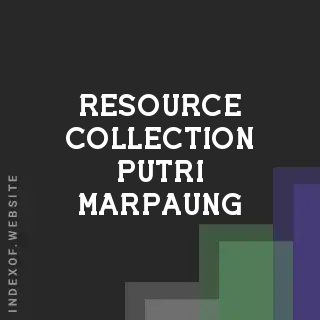 Resource Collection Putri Marpaung | Indexof
