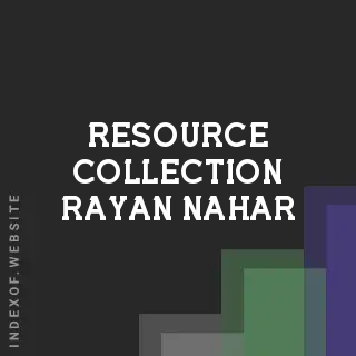 Resource Collection Rayan Nahar | Indexof