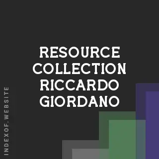 Resource Collection Riccardo Giordano | Indexof