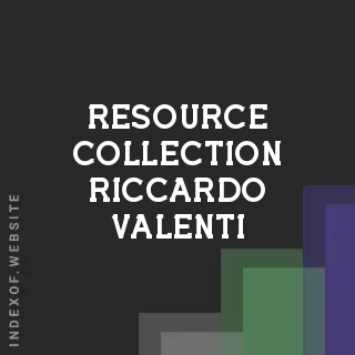 Resource Collection Riccardo Valenti | Indexof