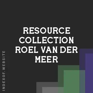 Resource Collection Roel van der Meer | Indexof