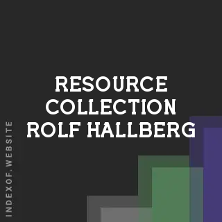 Resource Collection Rolf Hallberg | Indexof