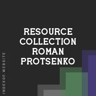 Resource Collection Roman Protsenko | Indexof