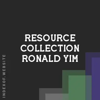 Resource Collection Ronald Yim | Indexof