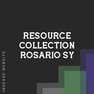 Resource Collection Rosario Sy | Indexof