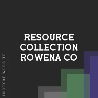 Resource Collection Rowena Co | Indexof