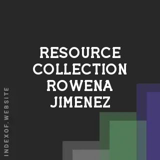 Resource Collection Rowena Jimenez | Indexof