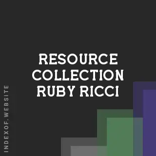 Resource Collection Ruby Ricci | Indexof