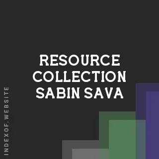 Resource Collection Sabin Sava | Indexof