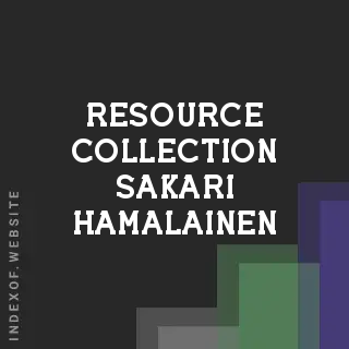 Resource Collection Sakari Hamalainen | Indexof