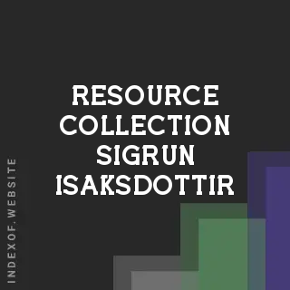 Resource Collection Sigrun Isaksdottir | Indexof