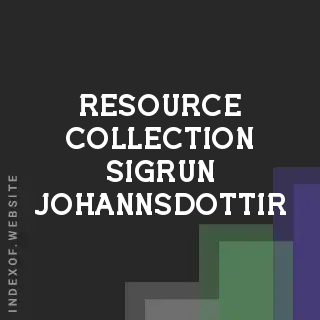Resource Collection Sigrun Johannsdottir | Indexof