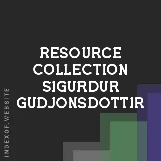 Resource Collection Sigurdur Gudjonsdottir | Indexof