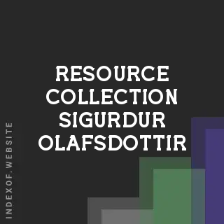 Resource Collection Sigurdur Olafsdottir | Indexof